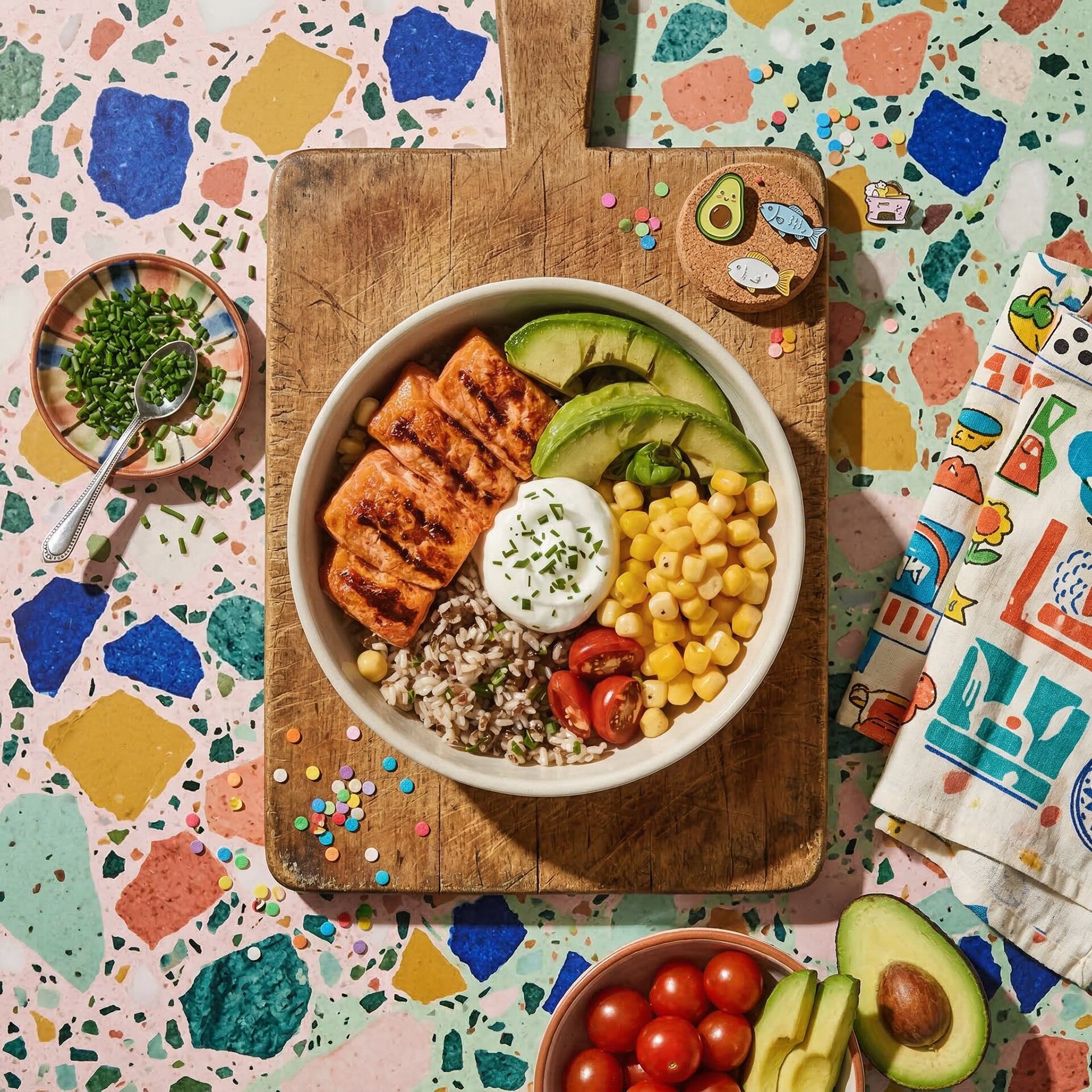 Salad 푸드 촬영