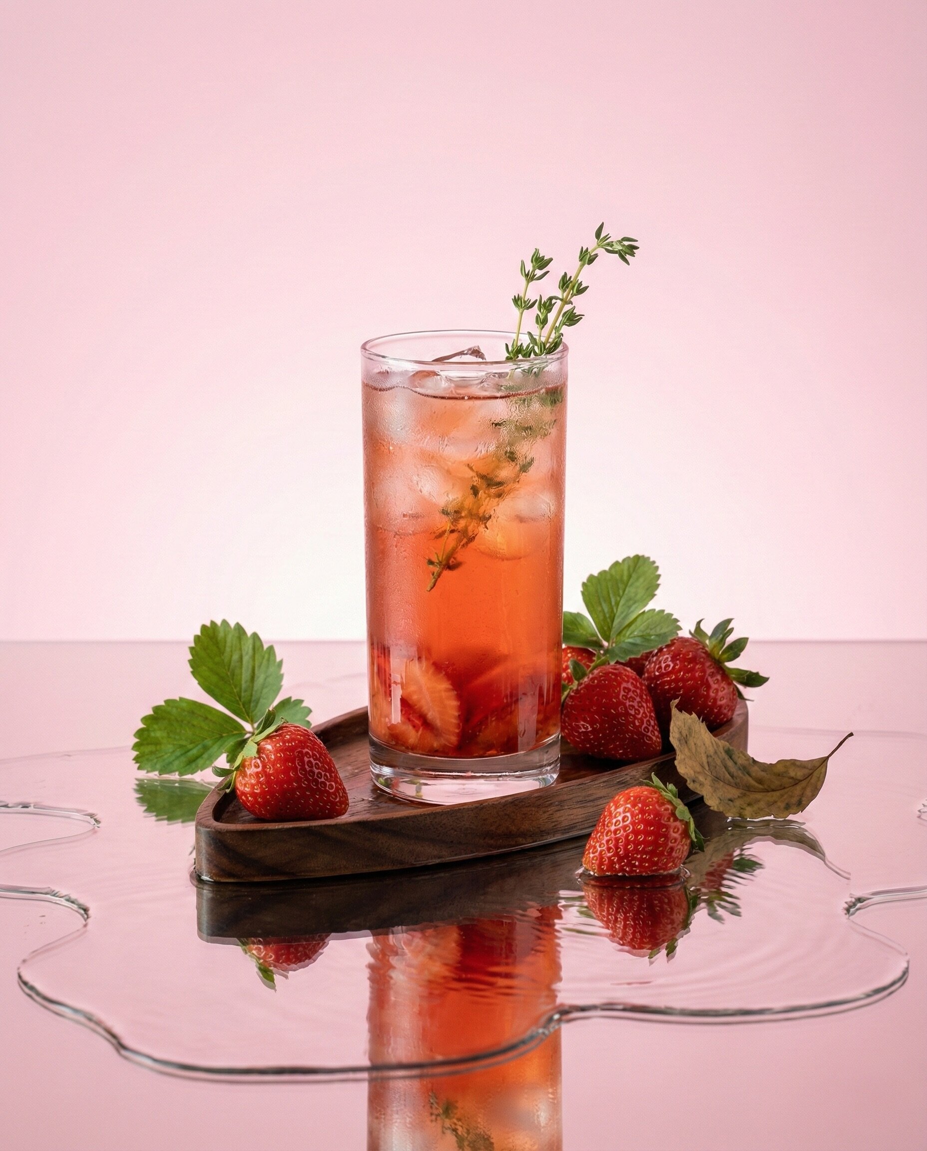 Strawberry Drink 푸드 촬영
