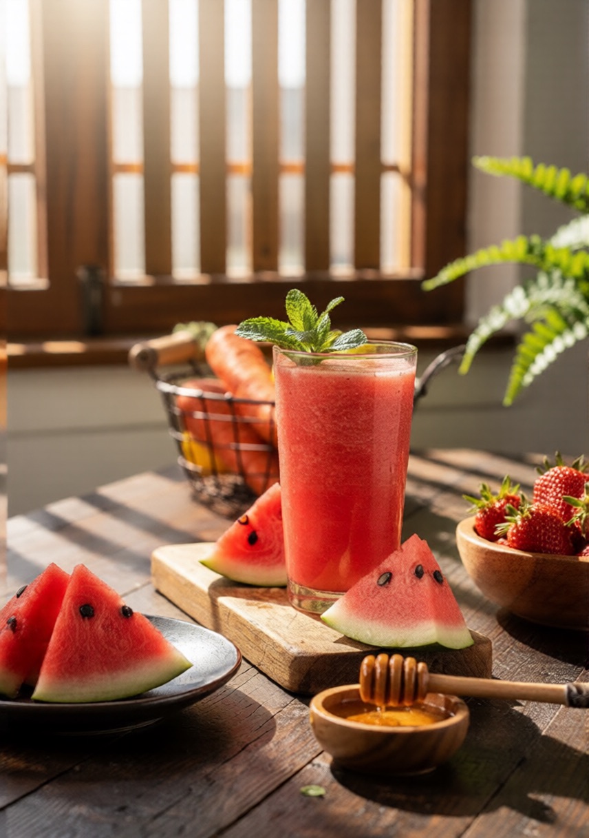 Watermelon Juice 푸드 촬영